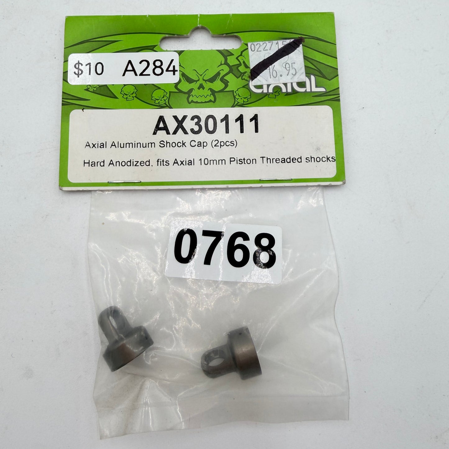 New Axial Aluminum Shock Caps (2pcs)