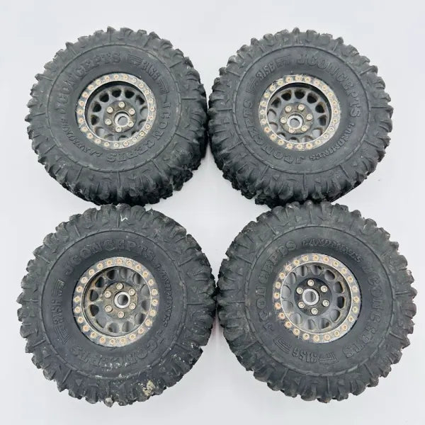 1.9 Aluminum Beadlocks w/4.75 JConcepts Landmines w/3D Inserts