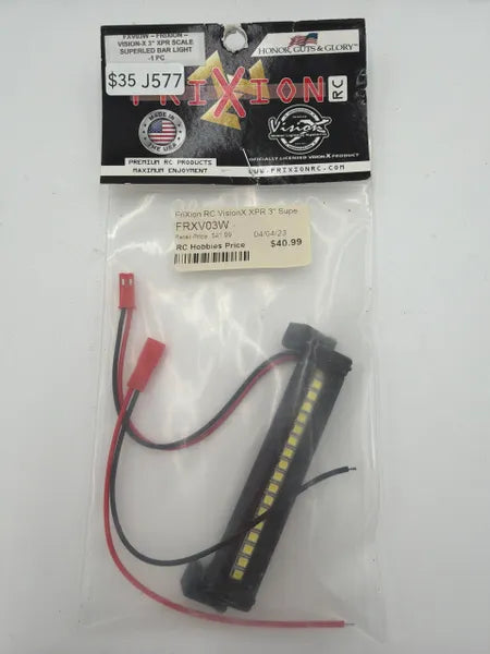 Frixion Vision-X 3” XPR Scale SuperLED Lightbar