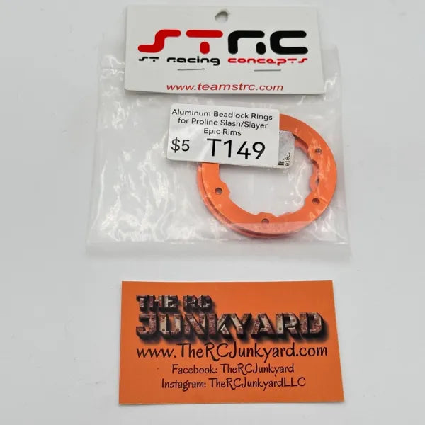 New STRC Aluminum Beadlock Rings for Proline Slash/Slayer Epic Rims (2)
