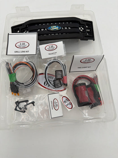 New 1:10 Rod Shop Cen Racing Ford F450 Grill Light Kit