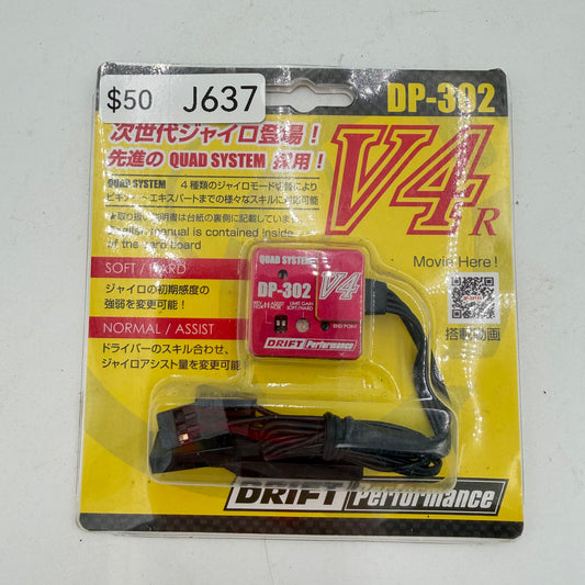 New Yokomo DP-302V4 Drift Steering Gyro (Red)