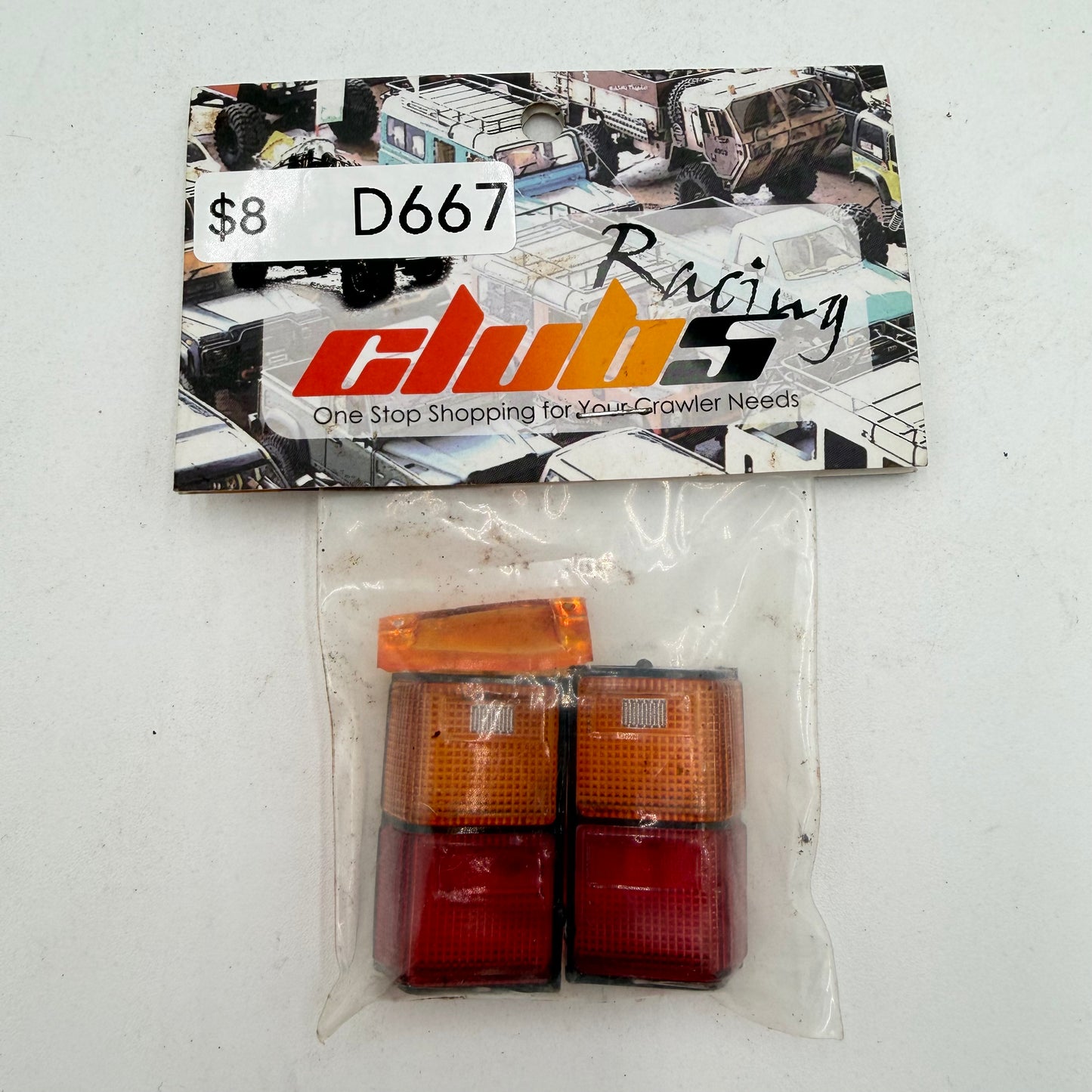 New Club5 Racing Front Signal and Rear Colored Lens for 1/10 Cherokee