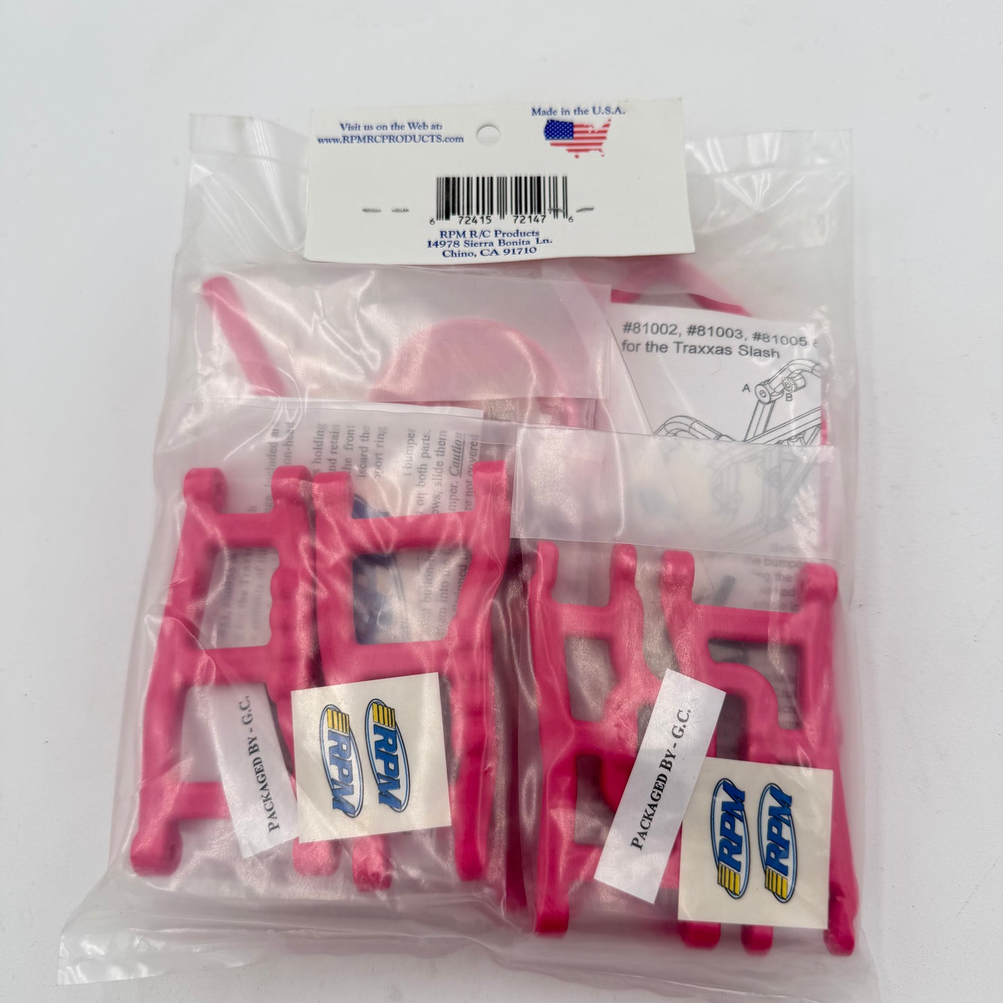 New RPM BCA Slash 2WD Parts