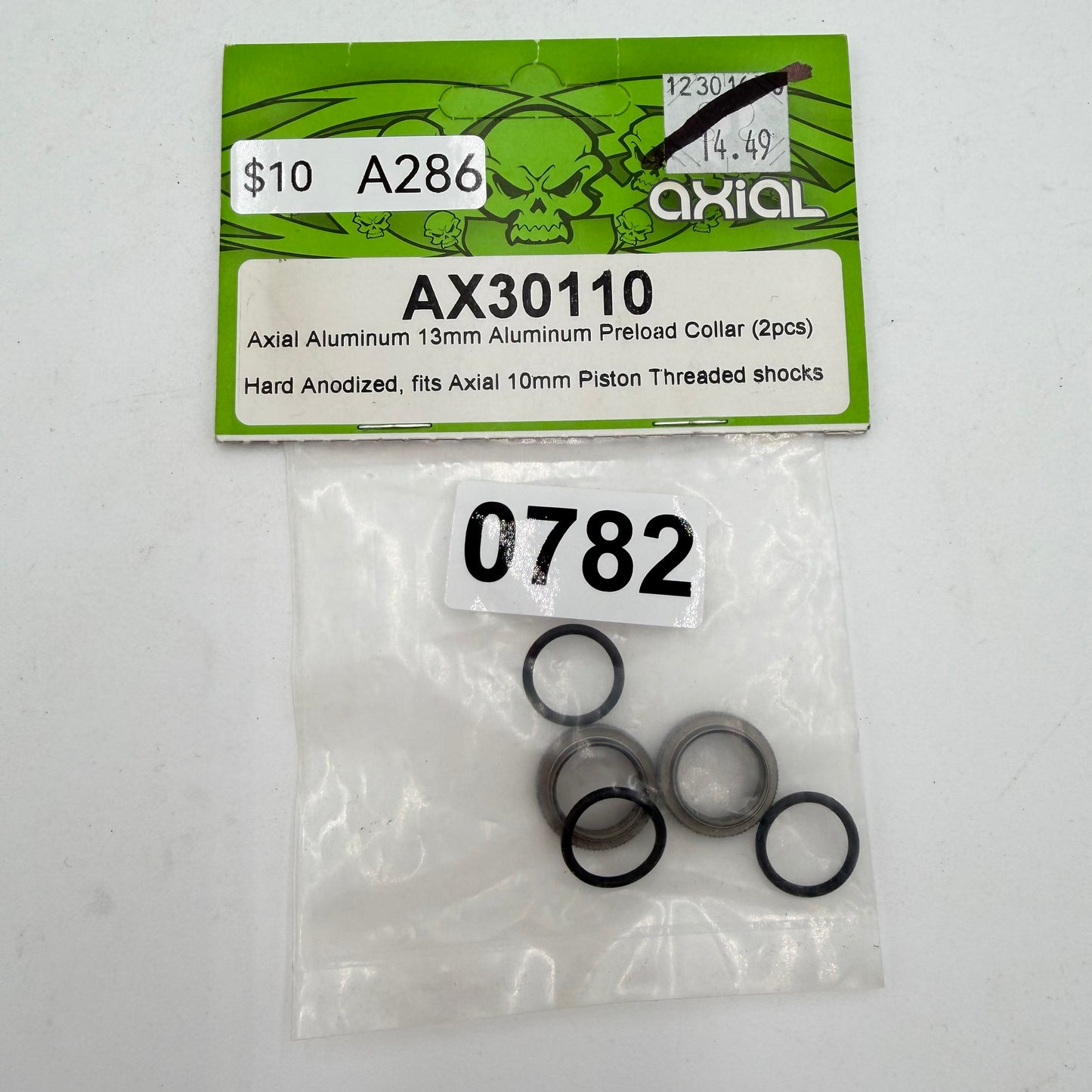 New Axial Aluminum 13mm Preload Collar (2pcs)