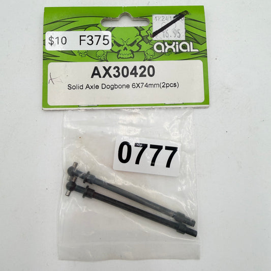 New Axial Solod Axle Dogbonr 6x74mm (2 pcs)