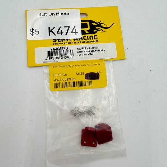 Yeah Racing Bolt on Hooks