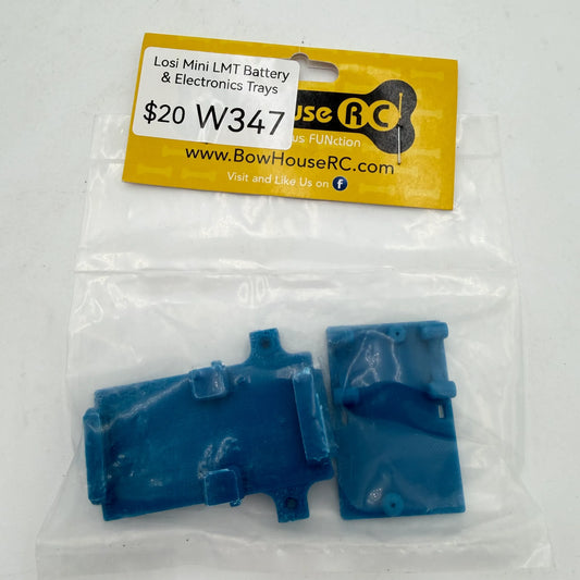 Bowhouse RC Losi Mini LMT Battery & Electronics Trays