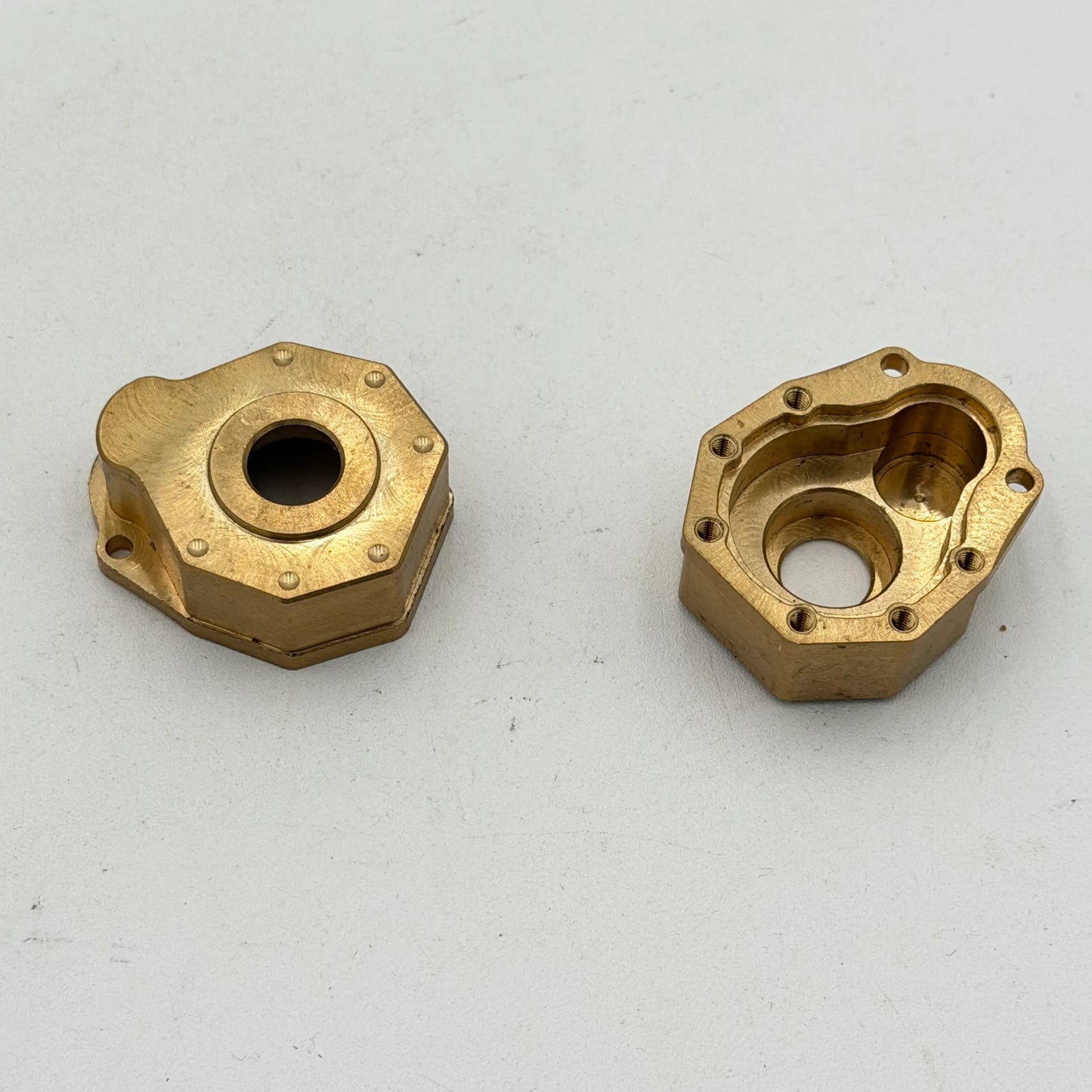 Brass Rear Portal Covers for TRX4