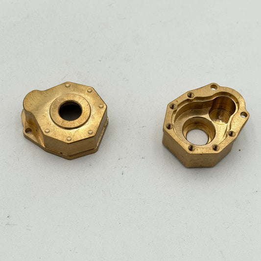 Brass Rear Portal Covers for TRX4