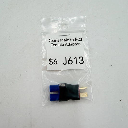Deans Male to EC3 Female Adapter