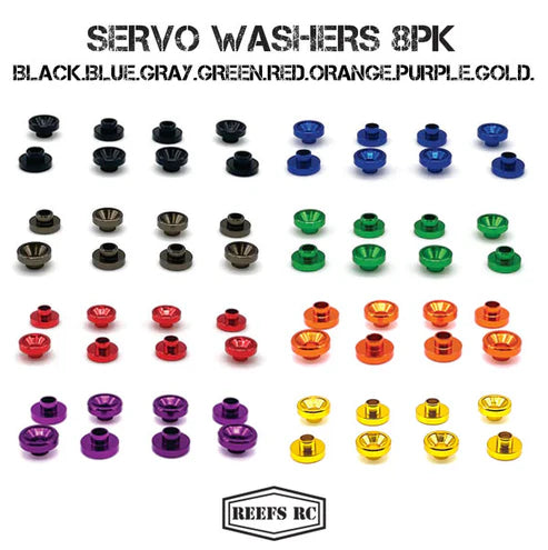 ReefsRC Servo Washers (8 pack)