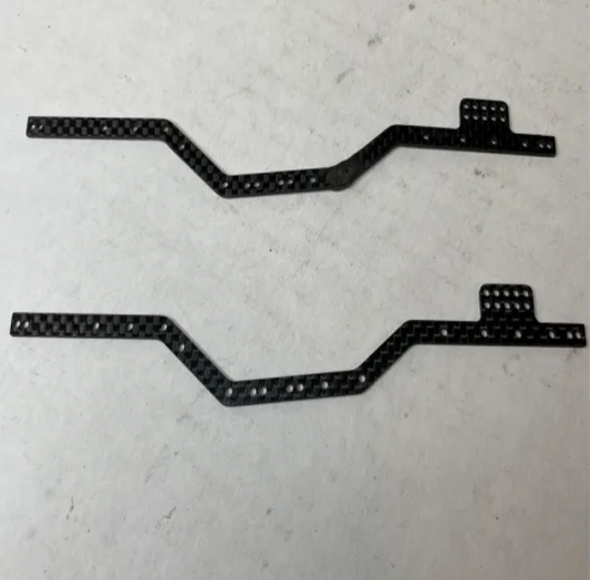 SCX24 Carbon Fiber Chassis Rails (has been repaired)