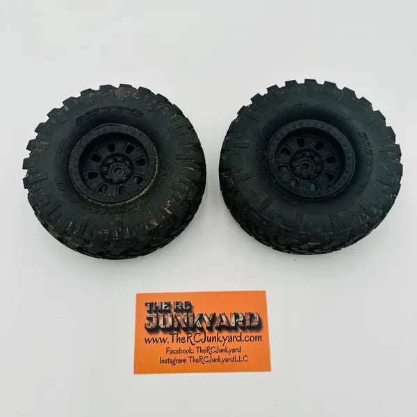 Axial 1.9 Capra Plastic Beadlocks w/4.74 Trail Grapplers (2)
