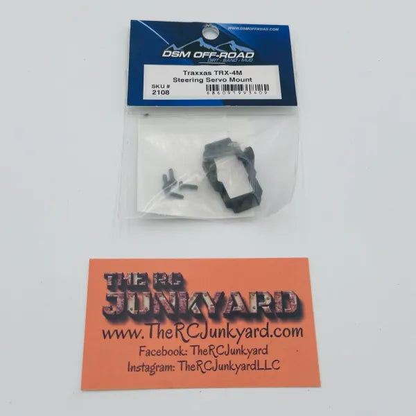 DSM Off-road TRX4M Steering Servo Mount