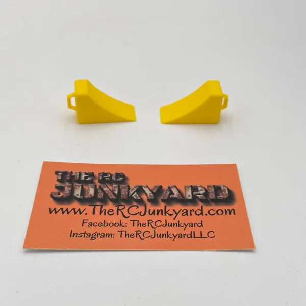 3D Printed Wheel Chocks (yellow)