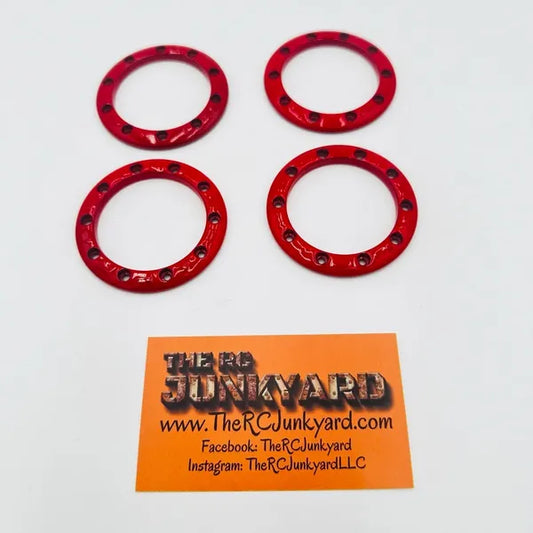 2.2 Proline Metal 10 Hole Rings w/Custom Red Powder Coating