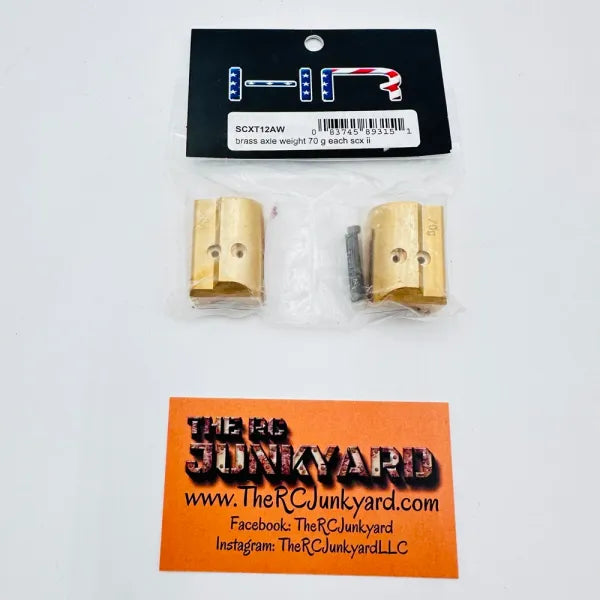 Hot Racing AR44 Brass Axle Weights 70g