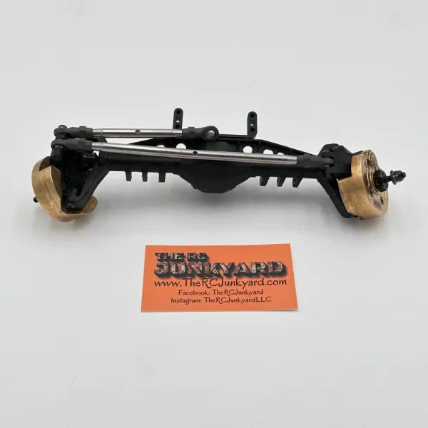 Axial Capra Front Axle w/Brass Outer Portal Covers