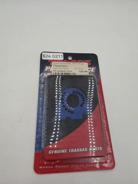 Traxxas Motor Mount Plate 6061-T6 Aluminum (Blue) for TRX4
