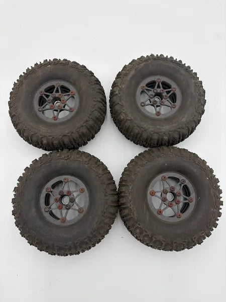 1.9 Carbon Fiber Wheels w/4.75 Proline Trenchers w/Dual Stage Foams