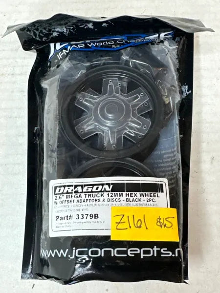 New JConcepts 2.6 Dragon Wheels (pair)