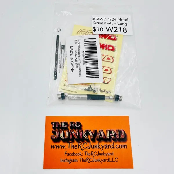 RCAWD 1/24 Metal Driveshaft - Long