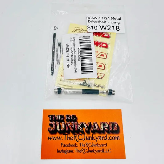 RCAWD 1/24 Metal Driveshaft - Long