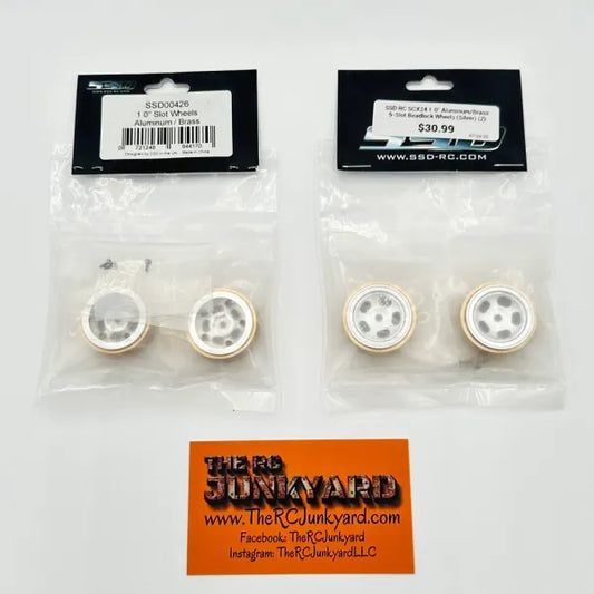New SSD 1” Aluminum & Brass Beadlocks