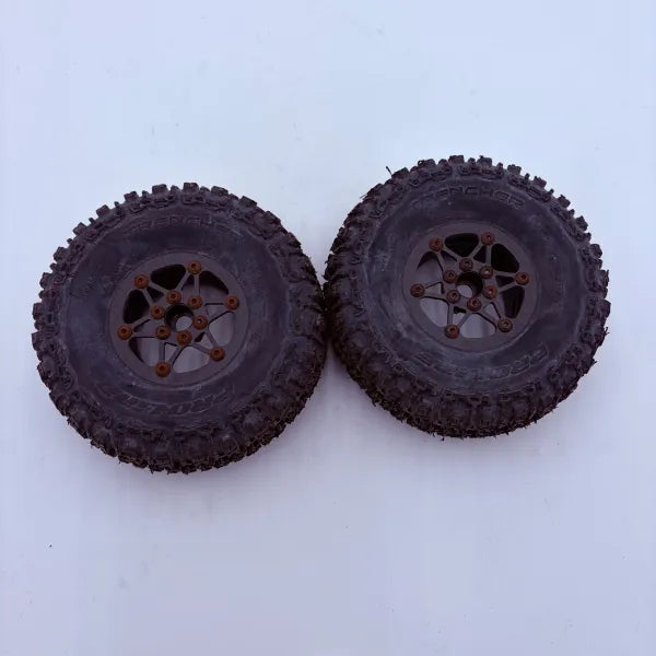 1.9 Carbon Fiber Wheels w/4.75 Proline Trenchers w/Dual Stage Foams (2)