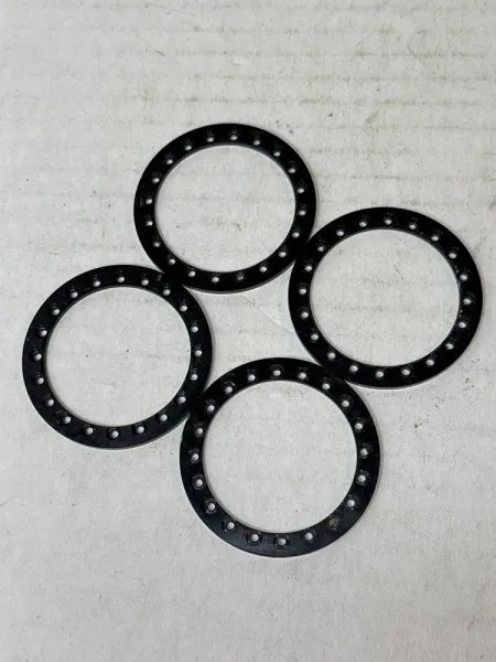 Black Aluminum 1.9 20 hole Beadlock Rings