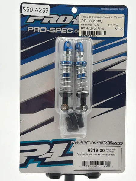 Proline Pro-Spec Scaler Shocks 70-75mm (pair)