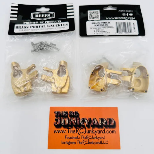 REEFS RC Brass Portal Knuckle Set (2 knuckles)