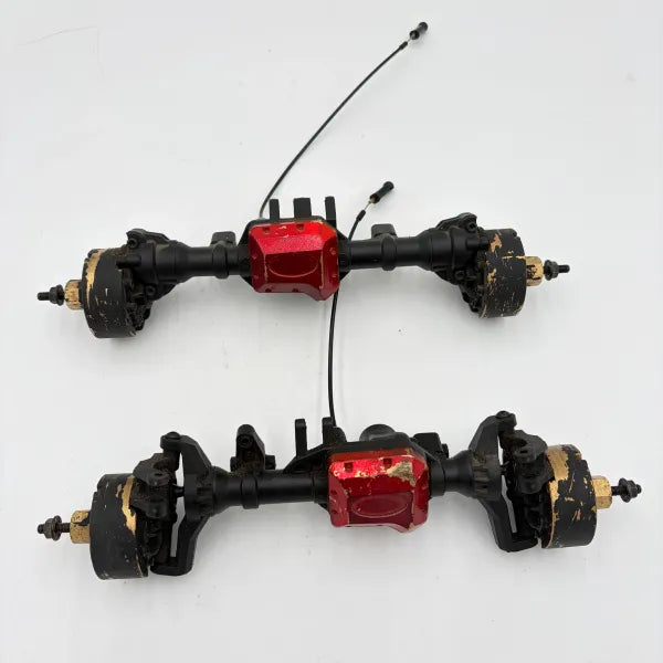 TRX4 Axles w/Brass Portal Covers