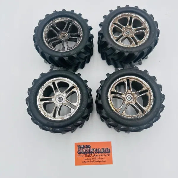 Traxxas T-Maxx 5.75 tall tires on 3.8 wheels